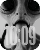Alien Attitude watch face preview image for Apple Watch