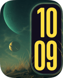 Alien Horizon watch face preview for Apple Watch