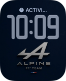 Alpine F1 Apple Watch face - Sports
