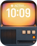 Amber Airtime watch face preview image for Apple Watch