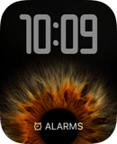 Amber Iris watch face preview for Apple Watch