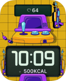 Arcade Console watch face preview for Apple Watch