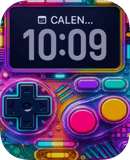 Arcade Glow watch face preview for Apple Watch