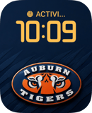 Auburn Tigers watch face preview for Apple Watch