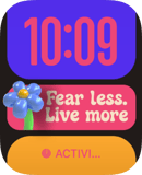 Balloon Bloom Apple Watch face - Nature