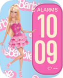 Barbie Pink watch face preview for Apple Watch