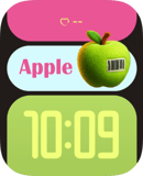 Barcode Fruit Apple Watch face - Art