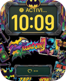 Batman Comic Burst watch face preview for Apple Watch