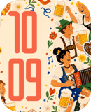 Bavarian Polka watch face preview for Apple Watch