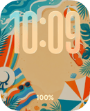 Beach Kit watch face preview for Apple Watch
