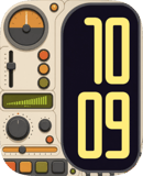 Beige Controls watch face preview for Apple Watch