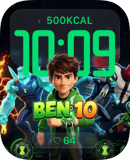 Ben 10 Hero Pulse watch face preview for Apple Watch