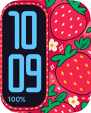 Berry Patch watch face preview for Apple Watch