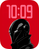 Black Helm Apple Watch face - Space and Sci-Fi