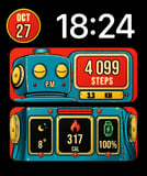 Bleep watch face for Apple Watch