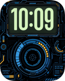 Blue Core watch face preview for Apple Watch