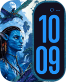 Blue Forest Hero watch face preview for Apple Watch