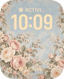 Blue Heirloom watch face preview image for Apple Watch