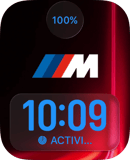 BMW M Pulse watch face preview for Apple Watch