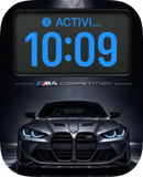 BMW M4 Competition watch face preview for Apple Watch