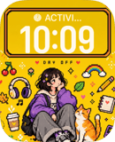 Break Mode watch face preview image for Apple Watch