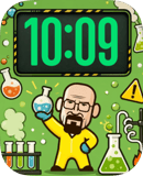 Breaking Bad Chemistry watch face preview for Apple Watch