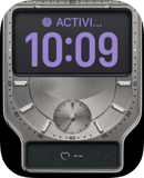 Brushed Steel watch face preview for Apple Watch