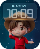 BTS J-Hope Star watch face preview for Apple Watch