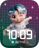 BTS Suga Wink watch face preview for Apple Watch