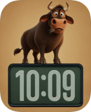 Bull Break watch face preview image for Apple Watch
