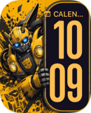 Bumblebee Yellow Armor watch face preview for Apple Watch