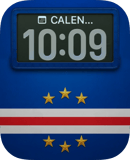 Cabo Verde Flag watch face preview for Apple Watch