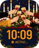Candle Toast watch face preview image for Apple Watch