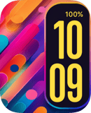 Candy Lines watch face preview for Apple Watch