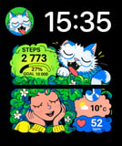 Catnap watch face preview image for Apple Watch