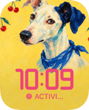 Cherry Bandana watch face preview image for Apple Watch