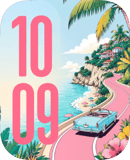 Coastal Cruise watch face preview for Apple Watch