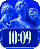 Cobalt Marble watch face preview image for Apple Watch