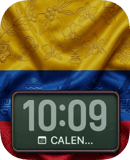 Colombia Flag watch face preview for Apple Watch