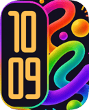 Color Loop watch face preview for Apple Watch