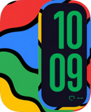 Contour Waves Apple Watch face - Art