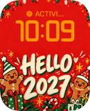 Cookie Welcome watch face preview image for Apple Watch