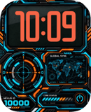 Coral Scope Apple Watch face - Space and Sci-Fi