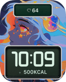 Cosmic Muse watch face preview for Apple Watch
