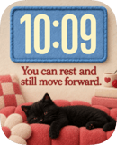 Couch Kitten watch face preview image for Apple Watch