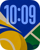 Court Pop watch face preview for Apple Watch