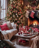 Cozy Christmas watch face preview for Apple Watch