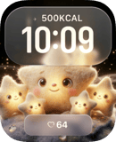 cozy star family watch face preview for Apple Watch