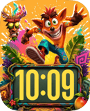 Crash Bandicoot Jungle watch face preview for Apple Watch