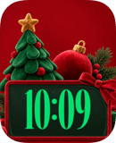 Crimson Bauble Apple Watch face - Holidays